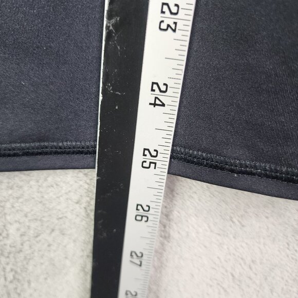 Mens Black Under Armour HeatGear Compression Shirt Long Sleeve Crew Neck Size L - Picture 10 of 11